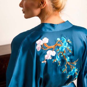 روبدوشامبر زنانه کیمونو گلدوزی