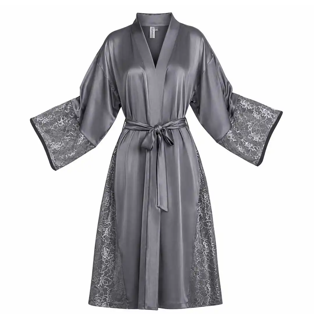 Elegant long lace robe روبدوشامبر بلند الگانت دانتل